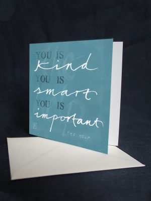 Kind, smart, important