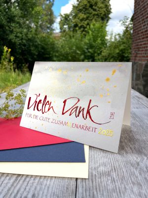 Vielen Dank für die Zusammenarbeit